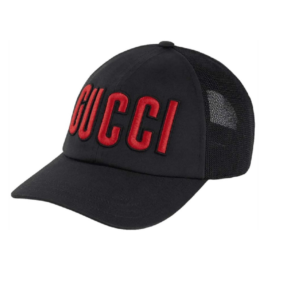 Black and red Gucci men’s baseball cap